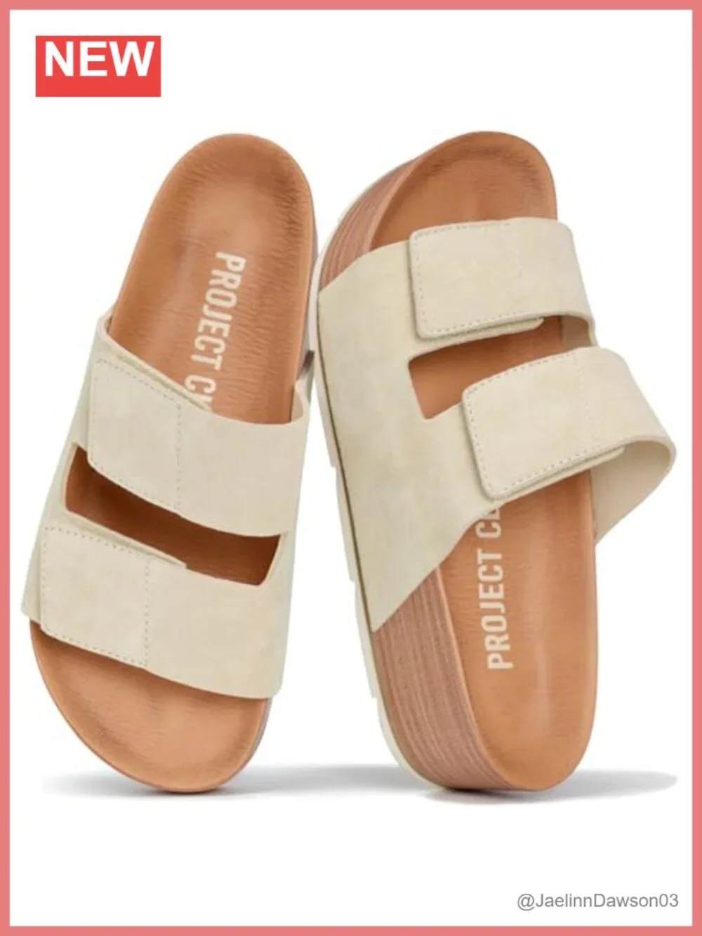 100% Genuine Leather Platform Sandals Wedges Non-Slip Lightweight Women's